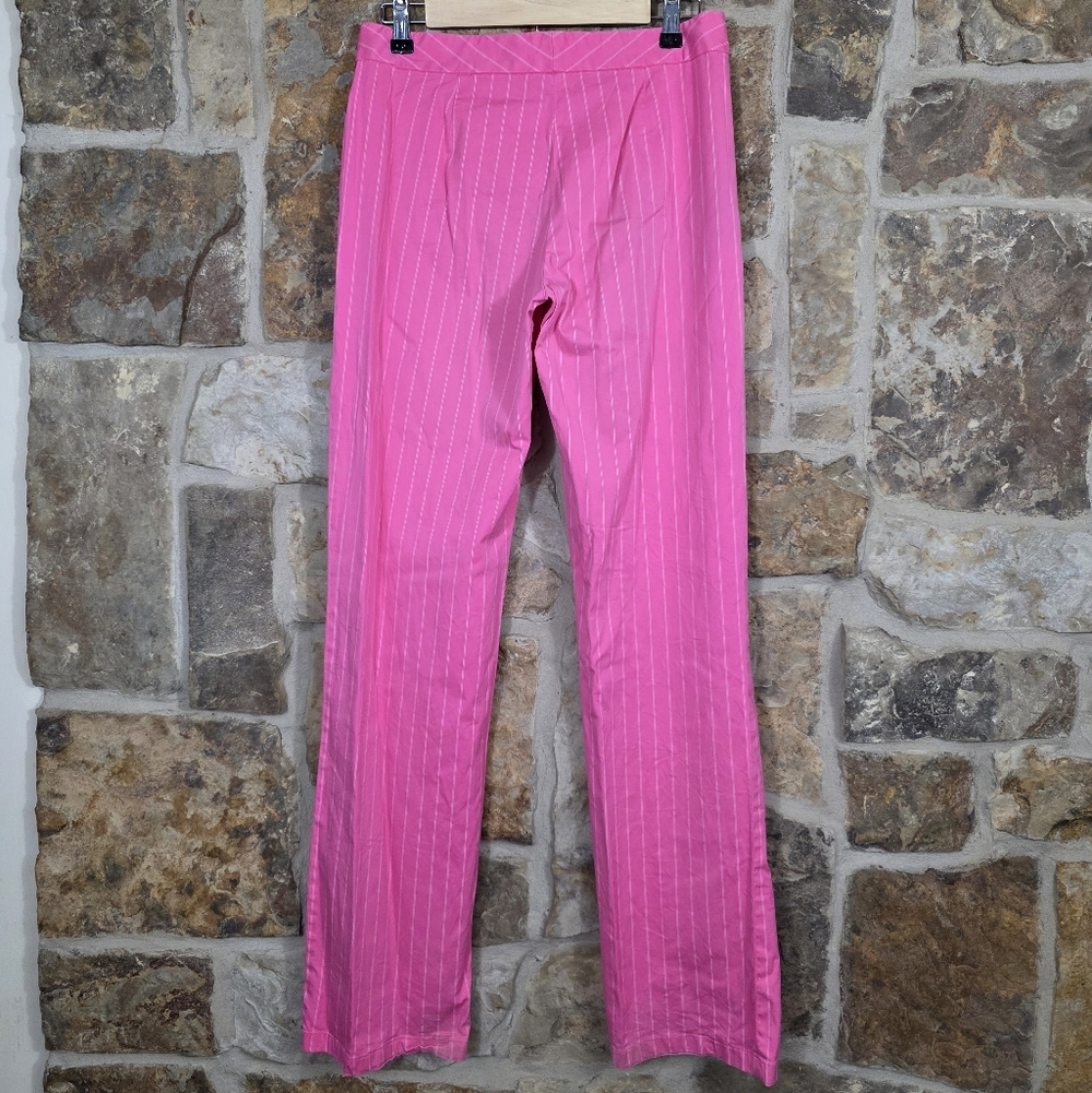 Loro Piana Striped Cotton Blend Slacks Pants - Picture 4 of 8